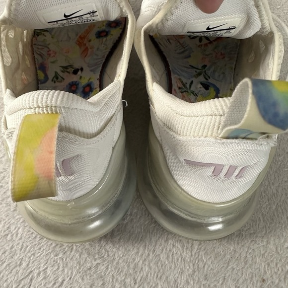 Nike Air Max 270 Shoes Womens Size 8 White Floral AT6819-100 - Picture 10 of 12